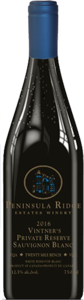 Peninsula Ridge Vintners Private Reserve Sauvignon Blanc 2016, Twenty Mile Bench, Niagara Peninsula Bottle