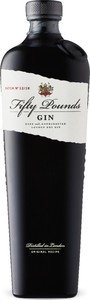 Fifty Pounds Gin, London Dry Gin Bottle