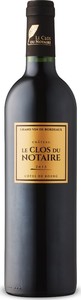Chãteau Clos Du Notaire 2015, Ac Cotes De Bourg, France Bottle