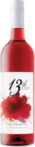 13th Street Pink Palette Rosé 2019, VQA Niagara Peninsula, Ontario Bottle