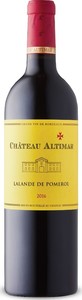 Château Altimar Lalande De Pomerol 2016, Ac Bordeaux Bottle