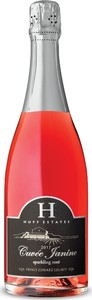 Huff Cuvee Janine Sparkling Rosé 2016, Traditional Method, VQA Prince Edward County, Ontario Bottle
