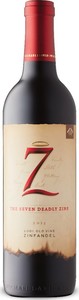 7 Deadly Zins Old Vine Zinfandel 2015, Lodi Bottle