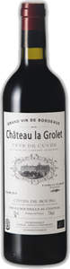 Château La Grolet Côtes De Bourg 2019, A.O.C. Côtes De Bourg  Bottle