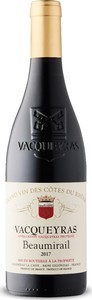 Beaumirail Vacqueyras 2017, Ap Bottle