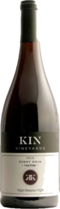 Kin Vineyards Pinot Noir Carp Ridge 2018, VQA Ontario Bottle