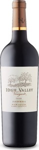 High Valley Vineyard Zinfandel 2018, Lake County Bottle