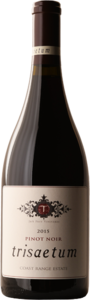 Trisaetum Coast Range Estate Pinot Noir 2017, Yamhill Carlton Bottle