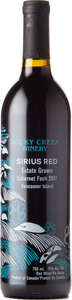 Rocky Creek Sirius Red Estate Grown Cabernet Foch 2017, Cowichan Valley, Vancouver Island Bottle