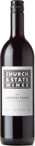 Church & State Cabernet Franc 2018, Okanagan Valley Bottle