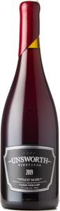 Unsworth Saison Vineyard Pinot Noir 2019, BC VQA Cowichan Valley Bottle