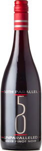 50th Parallel Unparalleled Pinot Noir 2019, Okanagan Valley Bottle