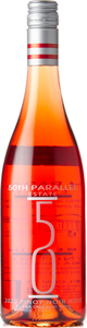 50th Parallel Pinot Noir Rosé 2020, BC VQA Okanagan Valley Bottle