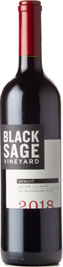 Black Sage Merlot 2018, VQA Bc Okanagan Valley Bottle