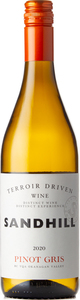 Sandhill Pinot Gris Terroir Driven Wine 2020, BC VQA Okanagan Valley Bottle