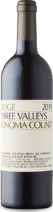 Ridge Three Valleys 2019, Sonoma County Bottle