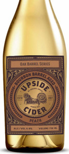 Upside Cider Bourbon Barrel Aged Peach (473ml) Bottle