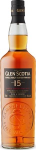Glen Scotia 15 Y O, Single Malt Scotch Whisky Bottle