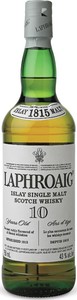Laphroaig 10 Years Old Islay Single Malt Scotch Whisky Bottle
