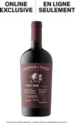 Cooper & Thief Brandy Barrel Aged Pinot Noir 2018 Bottle