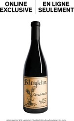 B. Leighton Gratitude Olsen Brothers Vineyard 2018, Yakima Valley Bottle