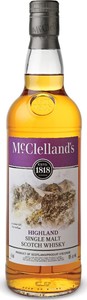 Mcclelland's Highland Single Malt Scotch Whisky Bottle