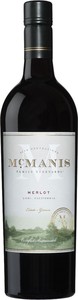 Mcmanis Merlot 2020, Lodi Bottle