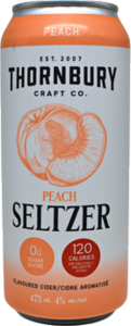 Thornbury Peach Cider Seltzer (473ml) Bottle
