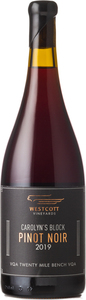 Westcott Carolyn's Block Pinot Noir 2019, Twenty Mile Bench Bottle
