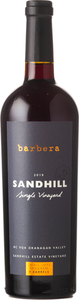 Sandhill Single Vineyard Barbera Sandhill Estate Vineyard 2019, Okanagan Valley Bottle
