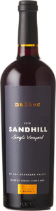 Sandhill Single Vineyard Malbec Osprey Ridge Vineyard 2019, Okanagan Valley Bottle