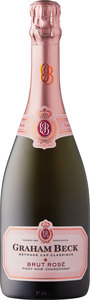 Graham Beck Méthode Cap Classique Brut Sparkling Rosé Pinot Noir/Chardonnay, Traditional Method, W.O. Western Cape Bottle