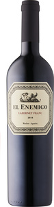 El Enemigo Cabernet Franc 2018, Mendoza Bottle