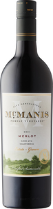 Mcmanis Merlot 2021, Lodi Bottle
