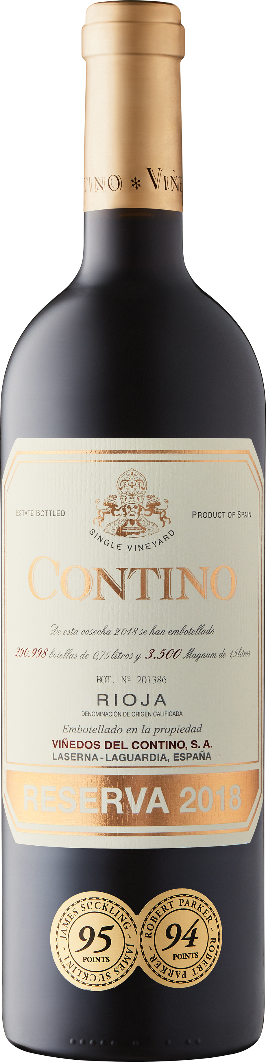 Contino Rioja Reserva, Rioja Alavesa 2018 - Expert wine ratings and ...