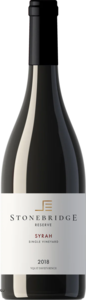 Stonebridge Reserve Syrah 2018, VQA St David's Bench Bottle