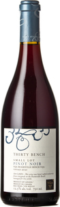Thirty Bench Small Lot Pinot Noir 2021, VQA Beamsville Bench Bottle