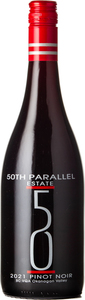 50th Parallel Pinot Noir 2021, Okanagan Valley Bottle