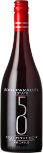 50th Parallel Pinot Noir Profile 2021, Okanagan Valley Bottle