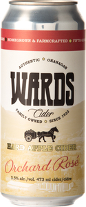 Wards Orchard Rosé Cider, Okanagan Valley (473ml) Bottle