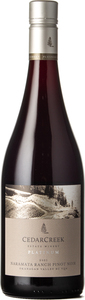CedarCreek Platinum Naramata Ranch Pinot Noir 2021, Okanagan Valley Bottle