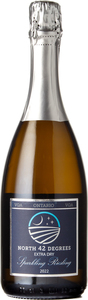 North 42 Degrees Extra Dry Sparkling Riesling 2022 Bottle