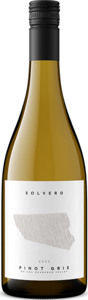 Solvero Wines Pinot Gris 2022, Okanagan Valley Bottle