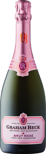 Graham Beck Méthode Cap Classique Brut Pinot Noir/Chardonnay Rosé Sparkling, Traditional Method, W.O. Western Cape Bottle