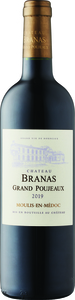 Château Branas Grand Poujeaux 2019, A.C. Moulis En Médoc Bottle