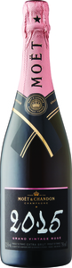 Moët & Chandon Grand Vintage Extra Brut Rosé Champagne 2015, Ac, France Bottle