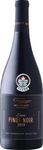 Westcott Estate Pinot Noir 2019, VQA Niagara Escarpment Bottle