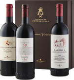 Mazzei Castello Di Fonterutoli Gran Selezione Chianti Classico Trio, Three Bottles In Gift Box, Tuscany, Italy Bottle