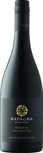 Rapaura Springs Reserve Pinot Noir 2020, Marlborough, South Island Bottle