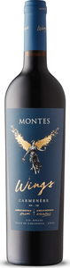 Montes Wings Carmenere 2019, D.O. Apalta, Valle De Colchagua Bottle
